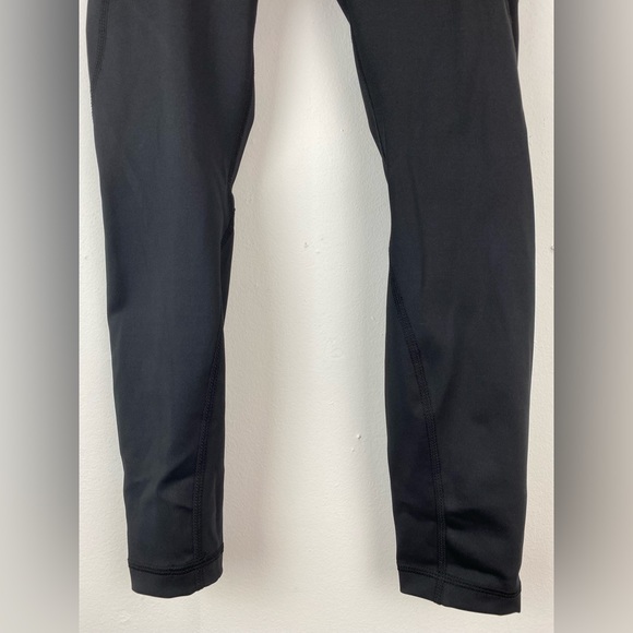 Hypertek size XS Women’s Inter Cargo Black Athletic Activewear Crop Leggings - Picture 3 of 7